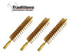 Traditions Bronze Bristle Cleaning Brush .50/.54 Cal. Package of 3  # A1278 New!
