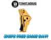 Tyrant Designs Glock Gen 5 Compatible Trigger, GOLD/BLACK #TD-GTRIG-5-GOLD-BLACK