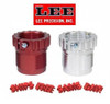 Lee Precision 2PK Lock-Ring Eliminator Breech Lock Bushing-RED & SILVER! 90063