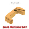 Tyrant CNC Glock 43X/48 Extended Mag Release, GOLD New! # TD-43x-48E-GLD