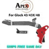 Apex Tactical Action Enhancement Kit for Slim Frame Glock, Red NEW! # 102-157