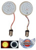 International (HDI) Ringz LED Front Turn Signals GEN-200-AW-1156 for Harley