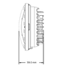 Custom Dynamics ProBeam 4.5" LED Passing Lamps for HD & Indian NEW! # PB-45-C