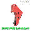 Tyrant CNC Smith & Wesson M&P Trigger 1.0 & 2.0, RED# TD-MPTRIG-FSC-RED/BLK