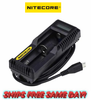 Nitecore UM10 Micro USB LCD Intelligent Li-ion Battery Charger NEW!