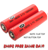 186500 3.7V, 1600 mAh Rechargeable Batteries FLAT TOP, 2 PACK NEW!