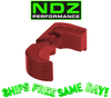 NDZ Performance Reversible Extended Magazine Release Glock 43 New GLK43-GMR-RED