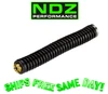 NDZ Glock 19 45 Gen 6 Guide Rod Assembly 15 lb. Gold NDZ-GRA-G6-G19-GLC15-PVD01