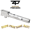 Zaffiri Flush and Crown Barrel Glock 17 Gen 5 Polished Stainless BA-G17G5-FC-SS
