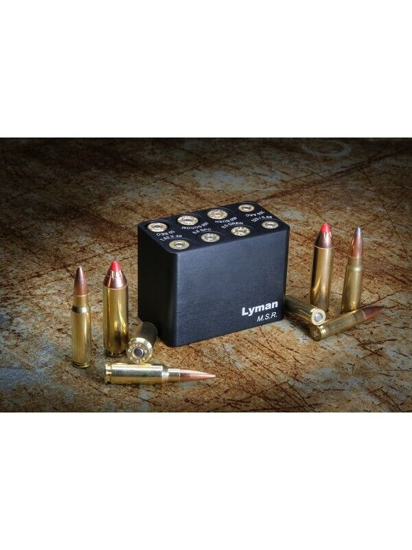 Lyman MSR Multi-Cal Ammo Checker Cartridge Gauge 223 Rem, 300 AAC, etc 7833003