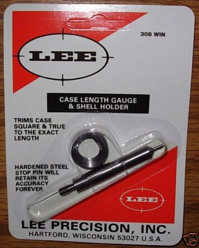Lee Case Length Gage and Shellholder for 308 Winchester  # 90139   New!