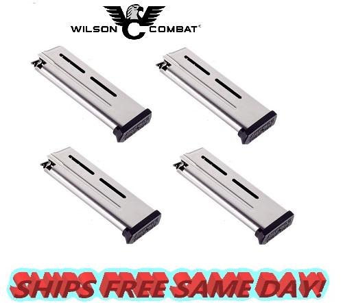 Wilson Combat FOUR PACK 1911 ETM, 9mm, Compact, 9 Round Magazines # 500-9C9