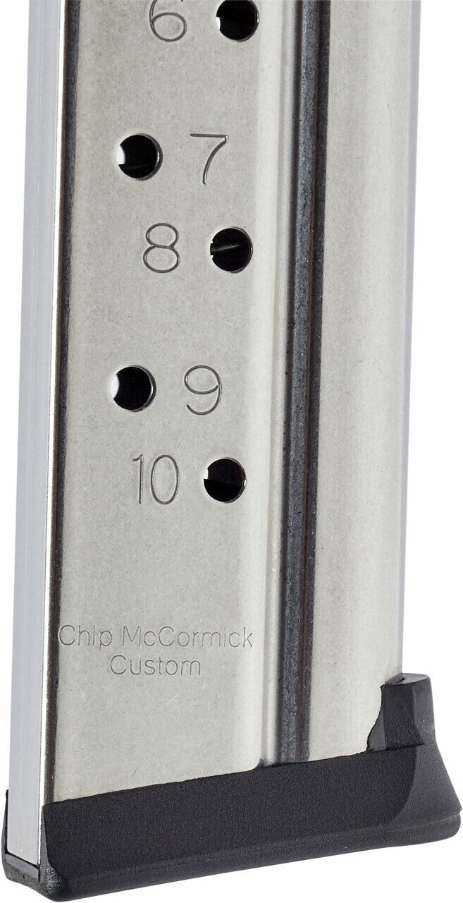 Chip McCormick Range Pro 1911 Full Size Mag 9mm 10 Round S.S.  M-RP-9FS10 19003