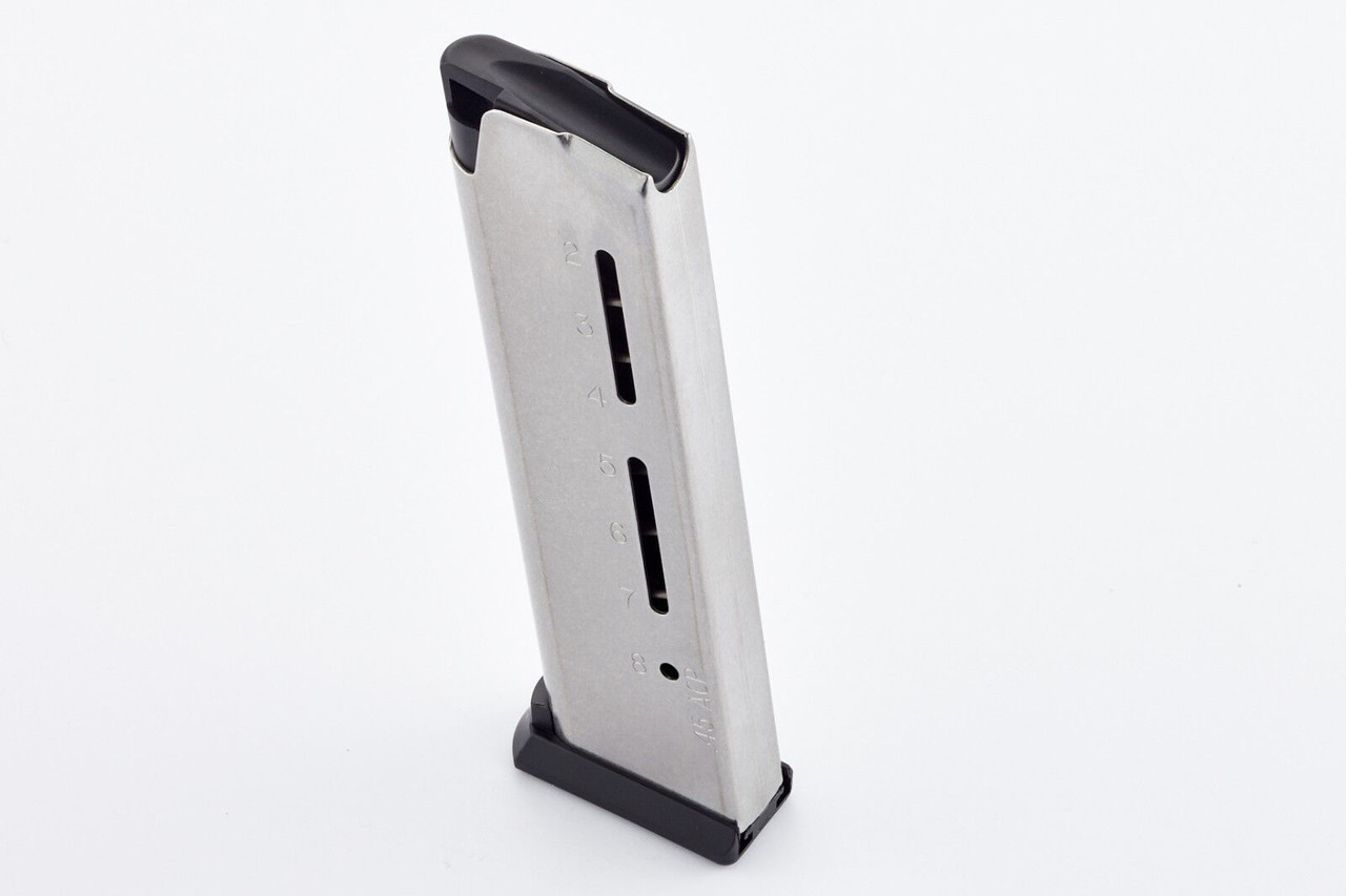 Wilson Combat 1911 Magazine, .45 ACP, Compact, 7 Round, Standard Base Pad # 47OX