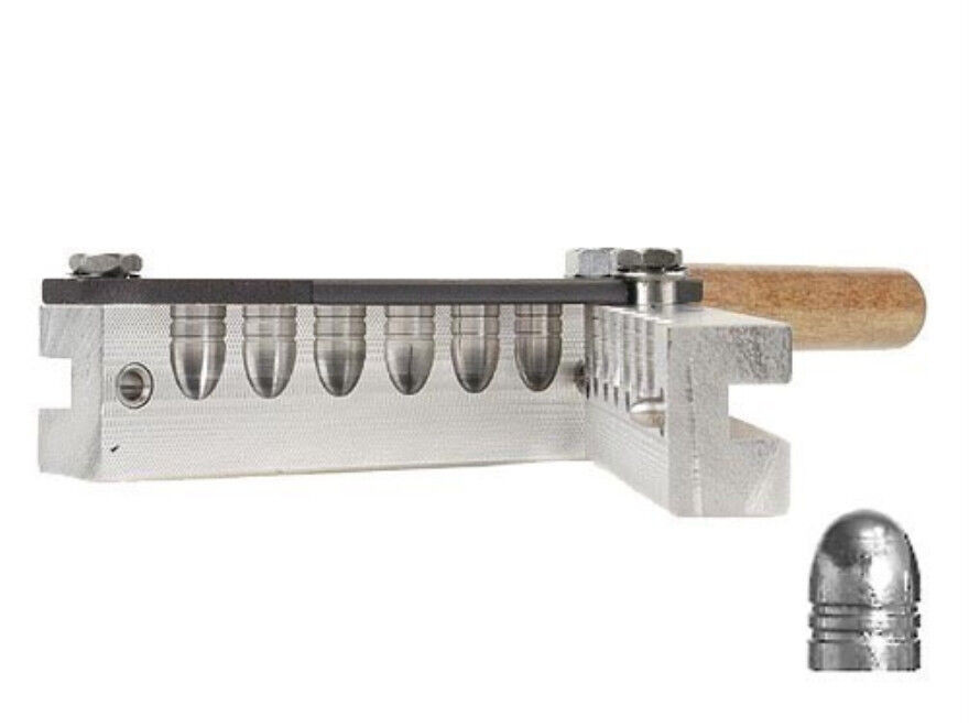 Lee 6 Cavity Bullet Mold for 45 ACP / 45 Auto Rim / 45 Colt (Long Colt)  # 90352