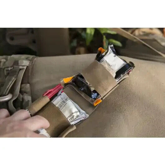 Blue Force Gear MOLLE Mounted Trauma Kit Now Micro, EMPTY! HW-TKN-MTKM-EMPTY-CB