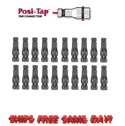 Posi-Tap 10-12 gauge wire connector, BLACK TWENTY PACK NEW!! # PTA1012B