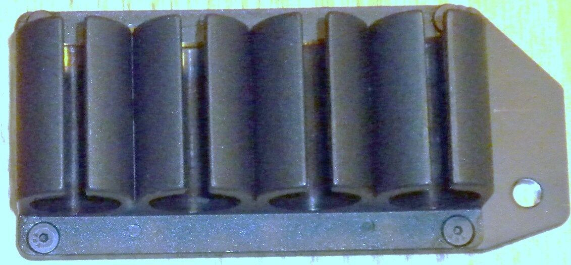 Tacstar Mossberg 500,590, 600 FOUR Round Sidesaddle, Black NEW! # 1081167