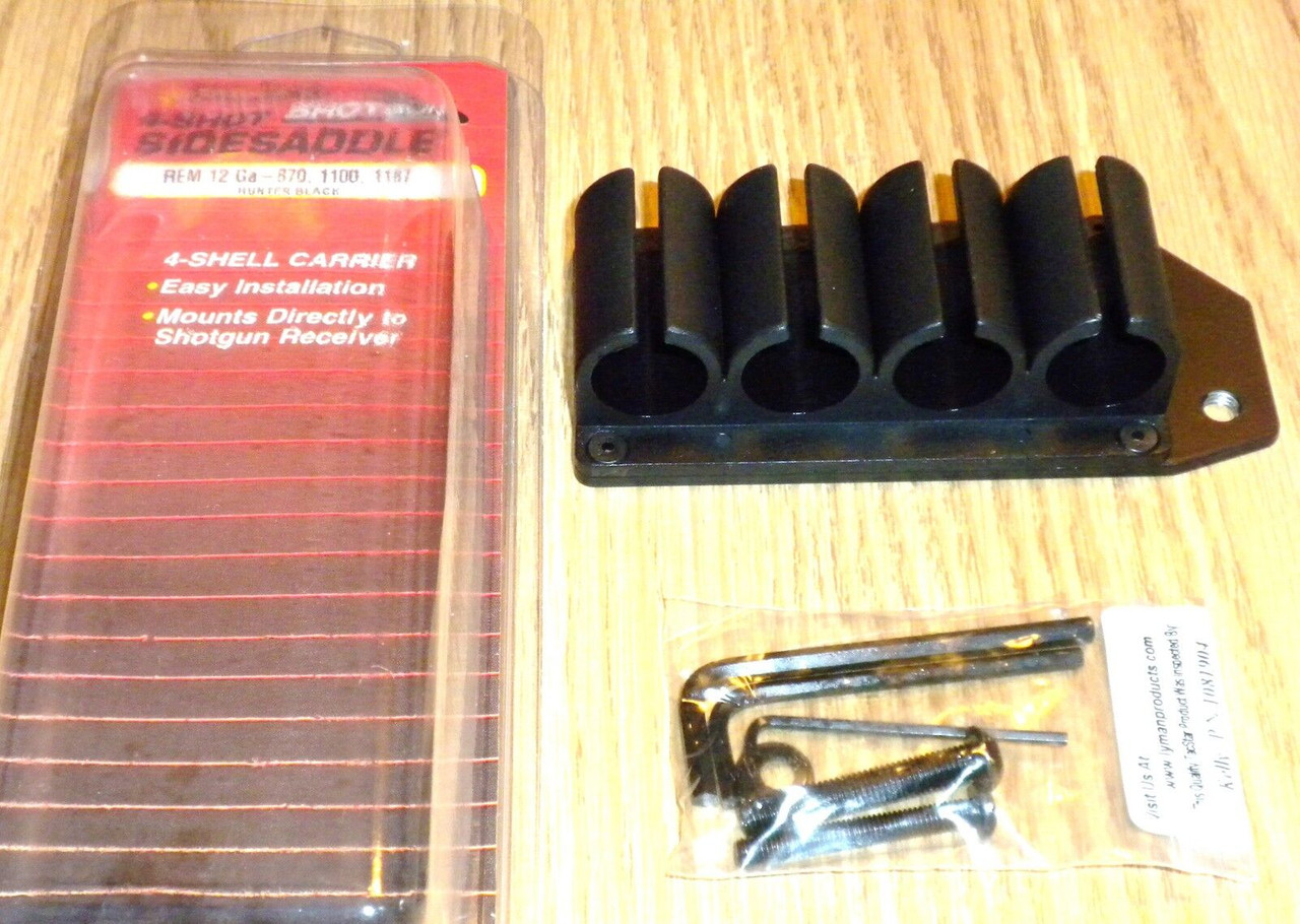Tacstar Mossberg 500,590, 600 FOUR Round Sidesaddle, Black NEW! # 1081167