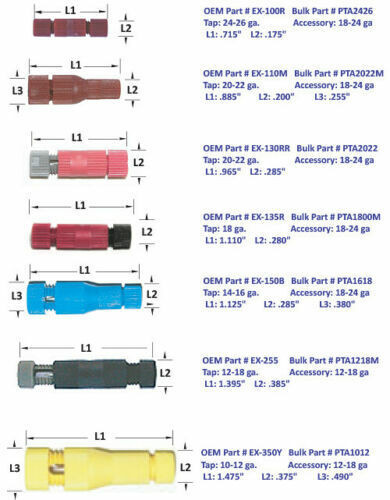 Posi-Tap 45 PIECES VALUE PACK with Case 10-18 GAUGE