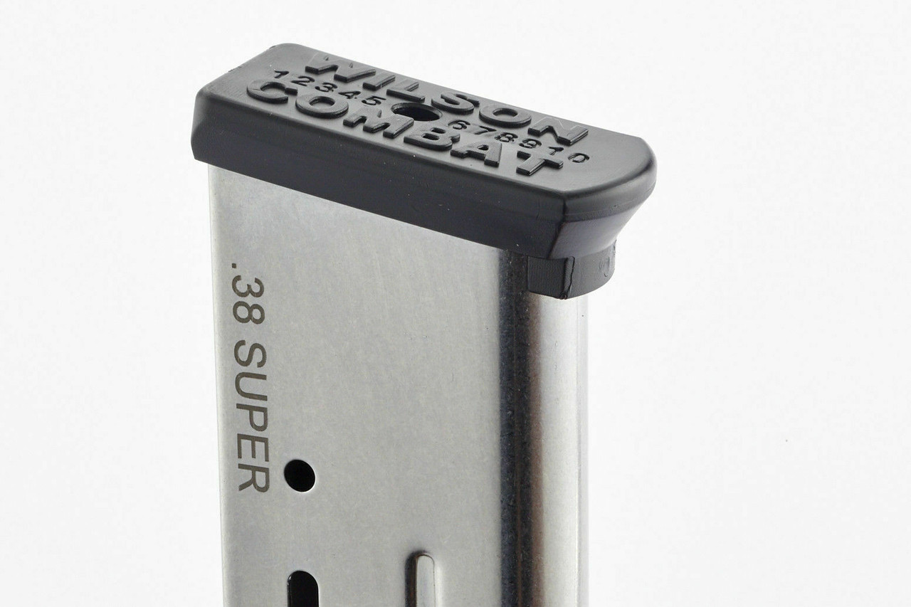 Wilson Combat FOUR 1911 Magazines, 10 Round, .38 Super, ETM BasePad # 500-38S