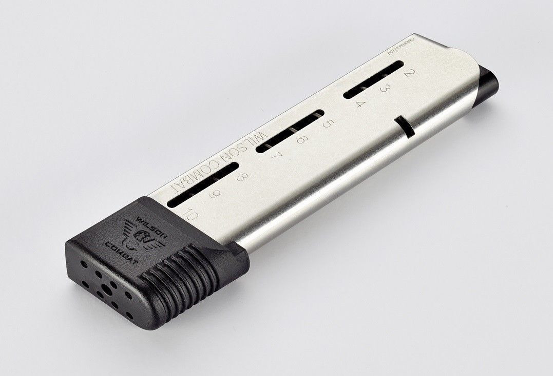Wilson Combat 1911 MAGAZINE, 45 ACP Full-Size, Wrap Around Base Pad # 500-45FS10