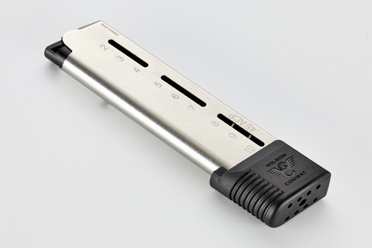 Wilson Combat 1911 MAGAZINE, 45 ACP Full-Size, Wrap Around Base Pad # 500-45FS10