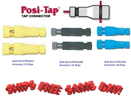 Posi-Tap 6 Piece Mix 2- PTA1618, 2- PTA1218M, 2- PTA1012Y NEW! PTA-MIX(6)