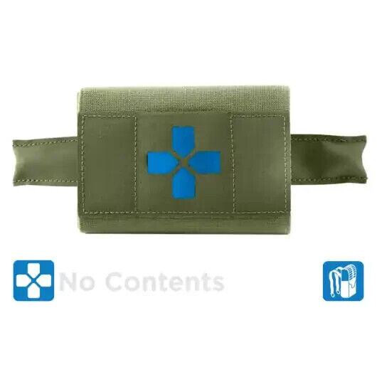 Blue Force Gear MOLLE Mounted TKN Now Micro, EMPTY,OD GREEN HW-TKN-MTKM-EMPTY-OD