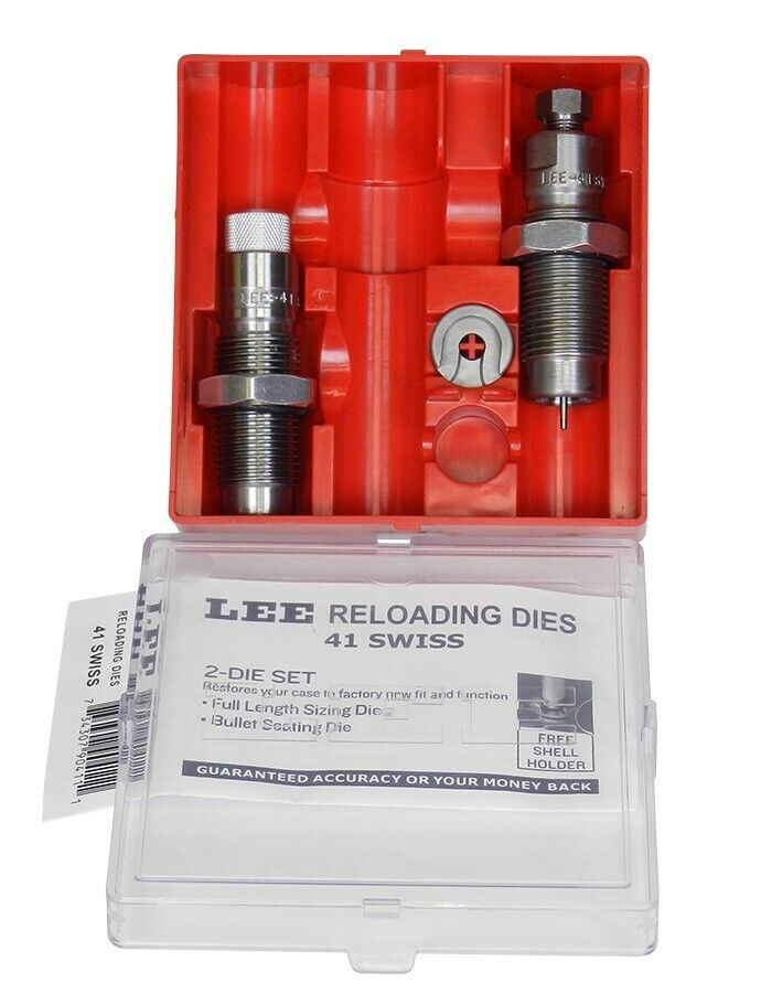 90411 LEE Precision Limited Production 2 Die Set 10.4x38MM  41 Swiss 90411 New