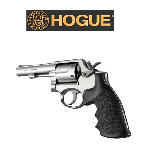 Hogue 10000 Rubber Finger Groove S&W K/L-Frame Square Butt Revolver Monogrip
