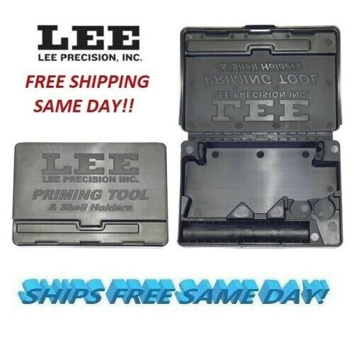 Lee Auto-Prime / Ergo-Prime PRIMING TOOL STORAGE BOX, Black New! # 90426