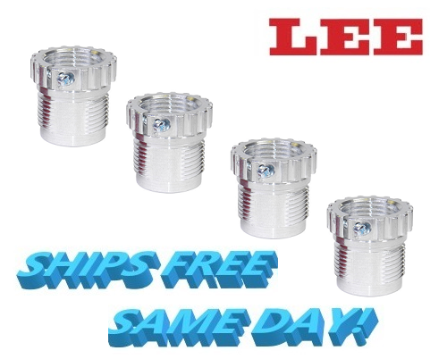 Lee Precision Spline Drive Breech Lock Bushings, SILVER - 4 PACK! NEW!!