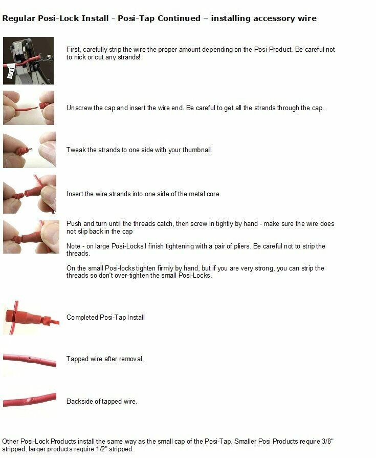 Posi-Lock Butt Splice Connectors Posi-Lock Red Butt Splice Connectors - 18- 24 Gauge - Pack Of 5, 10, Or 30 14 Bolt Posi