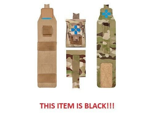 Blue Force Gear Trauma Kit NOW!, EMPTY, Nano, BLACK New! # TKN-NANO-EMPTY-BK