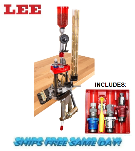 Lee Six Pack Pro 6000 Progressive Press for 50 AE with 3 DIES, New!