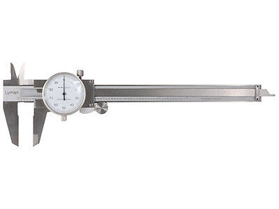 Lyman Dial Caliper 6in Stainless Steel   # 7832212 New!