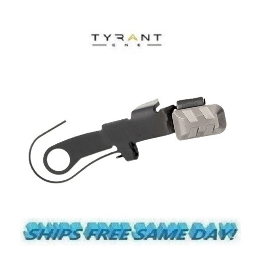 Tyrant CNC Glock Gen 2-4 Extended Slide Release, GREY New! # TD-GSTOP-24-G