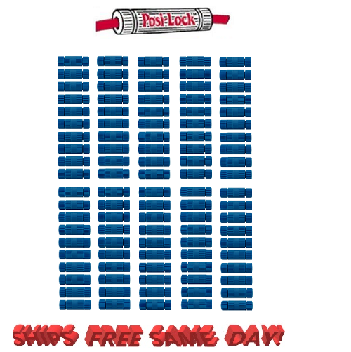 Posi-Lock 14-16 ga BLUE Wire Connector, FIFTY Per Package (50) NEW! # PL1416