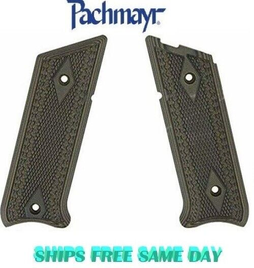 Pachmayr G10 Tactical Grip for Ruger Mark II/III, Smooth, Green Black NEW  61060