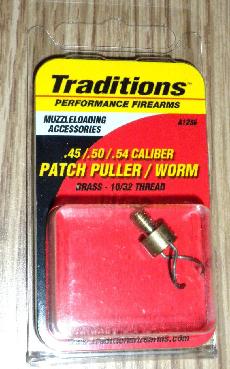Traditions Brass Patch Puller / Worm  .45 - .50 - .54 Cal  # A1256 New!