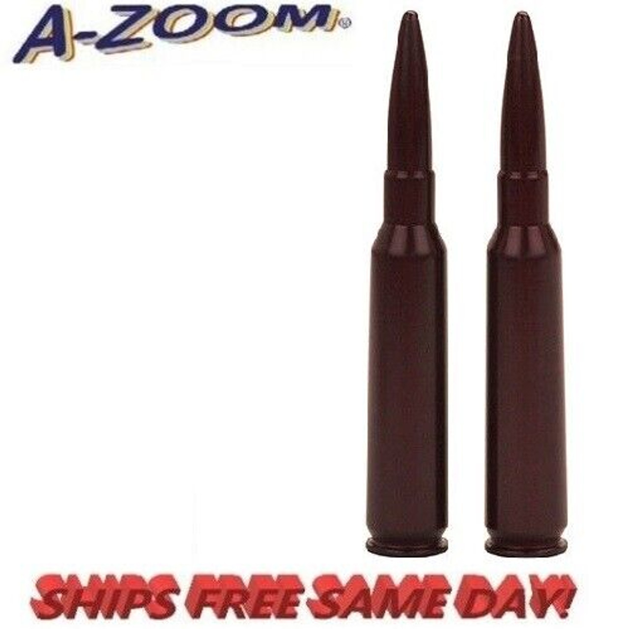 A-Zoom Precison TWO Pack Metal Snap Caps 6.5 x 55 Swedish Mauser NEW! # 12251
