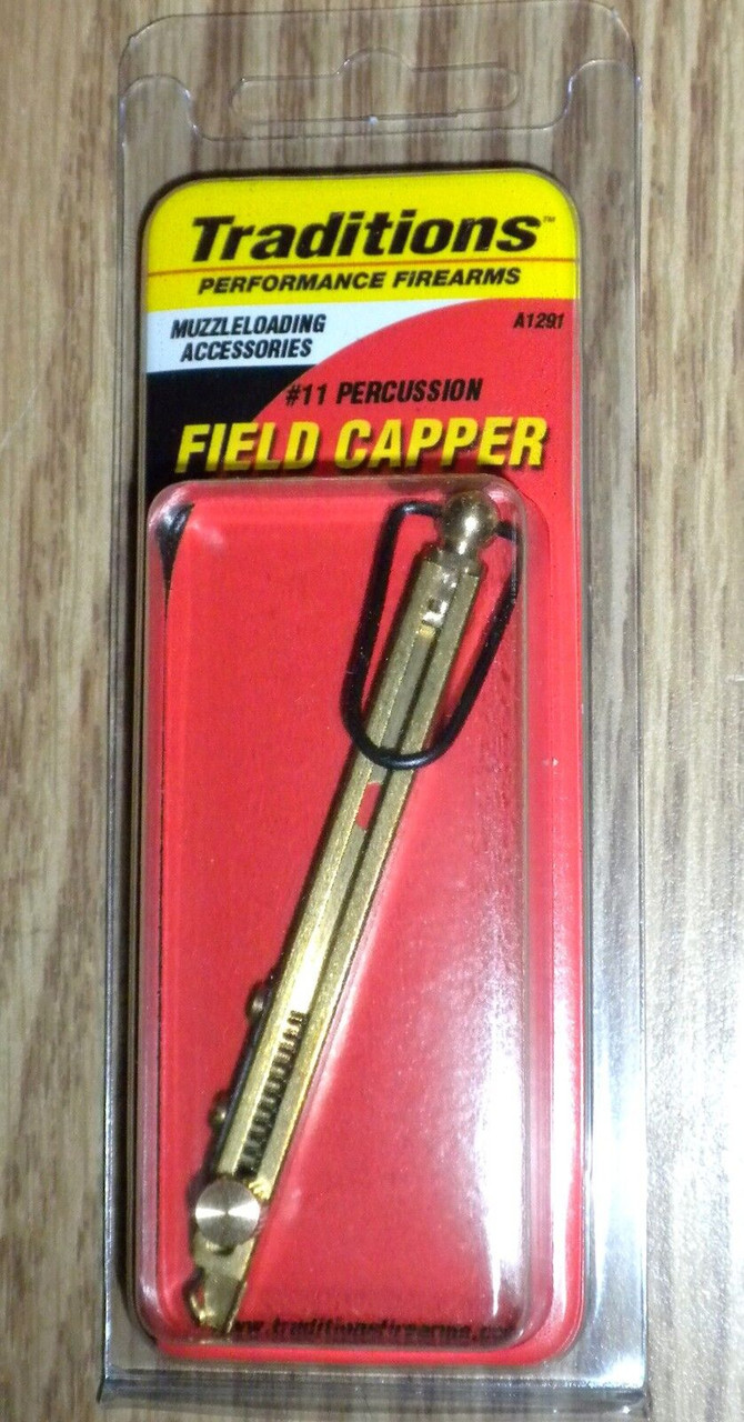 Traditions # 11 Percussion Solid Brass Field Capper # A1291 New!