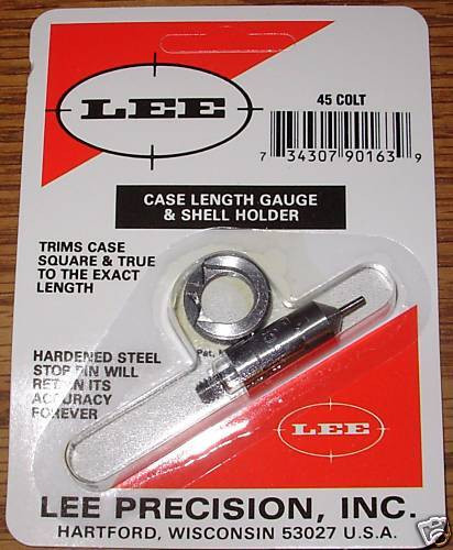 Lee Case Length Gage and Shellholder 45 Colt (Long Colt)   # 90163   New!