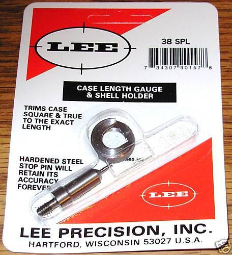 Lee Case Length Gage and Shellholder 38 Special   # 90157   New!