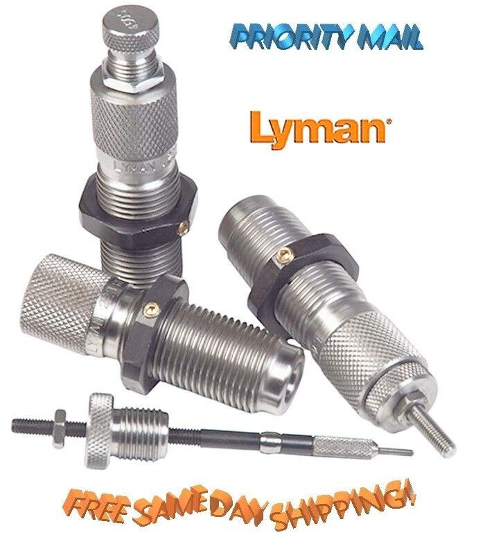 7680238 Lyman 3-Die Set w Carbide Expander Button 6.5x55mm SWEDISH MAUSER