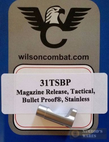 31TSBP Wilson Combat Magazine Release, for 1911, Tactical, Bullet Proof NEW!