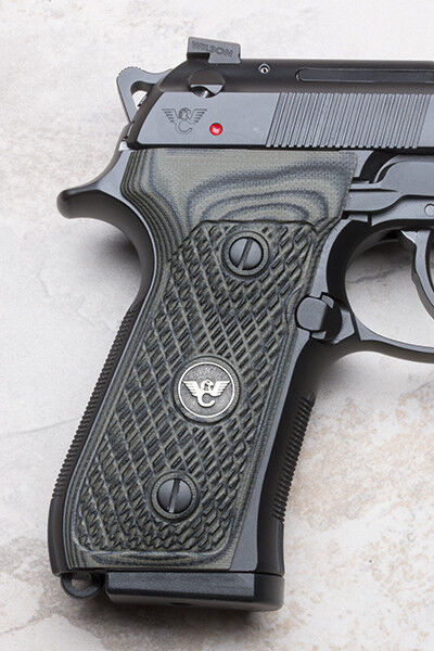 Wilson Combat G10 Grips, ULTRA THIN,Dirty Olive for Beretta 92/96 NO BOX