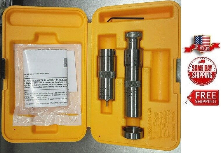 L. E. Wilson 223 REM Neck Sizer Die with Micrometer Top Seater SKBN-223R