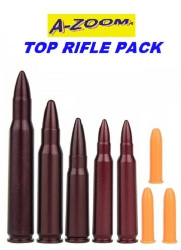 A-Zoom  Variety Snap Caps Top RFL Six Pack 223 Rem, 308 Win. 30-06, ETC # 16195